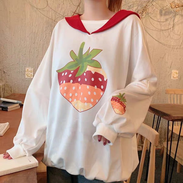 Cute Strawberry Hoody