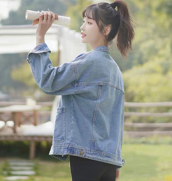 Cute Style Jean Coat