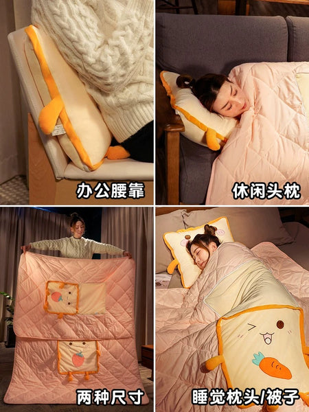 Cute Fruit Pillow & Blanket