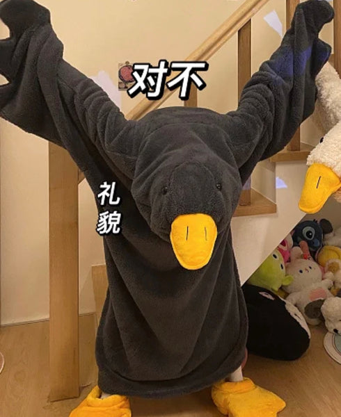 Funny Goose Pajamas Set