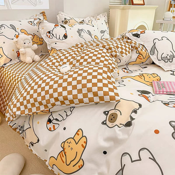 Happy Cats Bedding Set