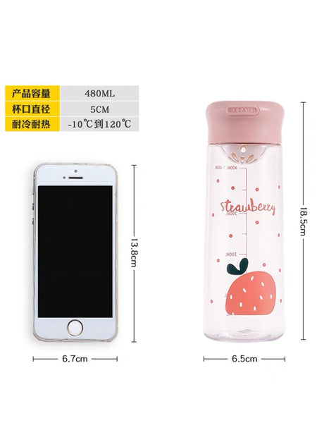 Cute Strawberry Drinking Bottle