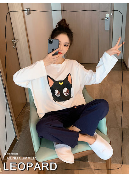 Kawaii Luna Pajamas