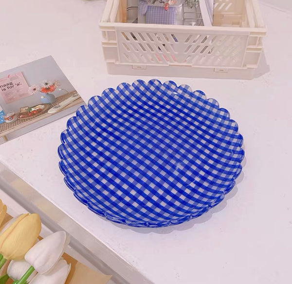 Cute Plaid Plates