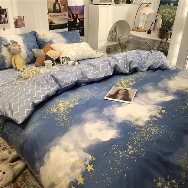 Cute Stars Bedding Set