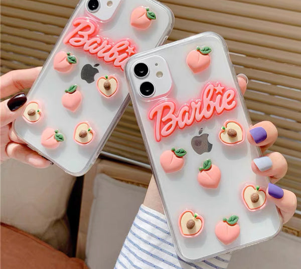 Peach Phone Case For Iphone6/6s/6p/7/8/7/8plus/X/XS/XR/XSmax/11/11pro/11proMax/12/12pro/12mini/12proMax