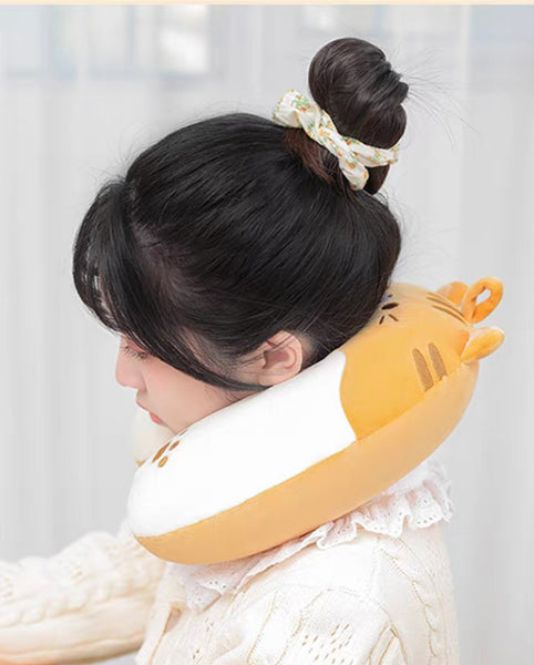 Cute Cat U-Shaped Pillow