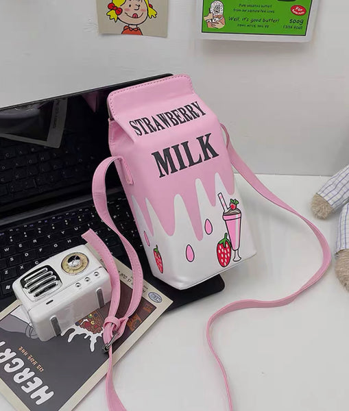Milk Cartoon Bag