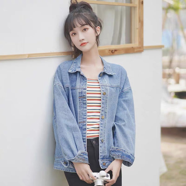 Cute Style Jean Coat