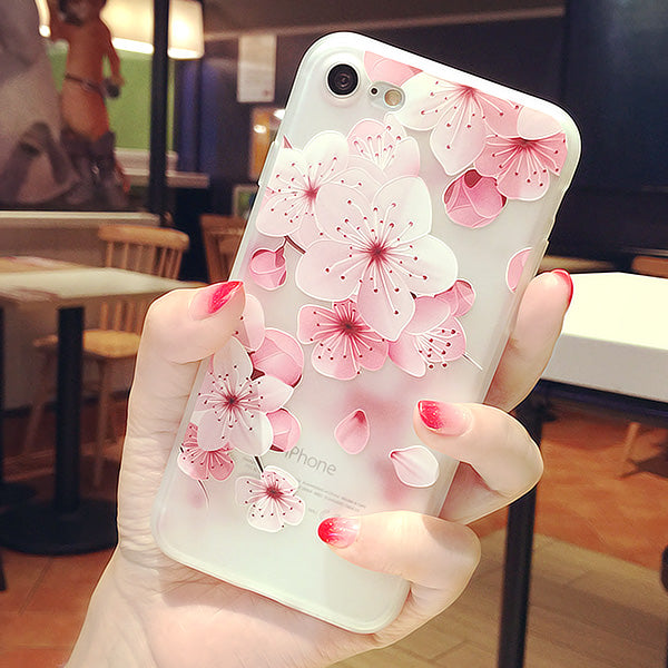 Flowers Phone Case For Iphone6/6s/6p/7/7plus/8/8plus