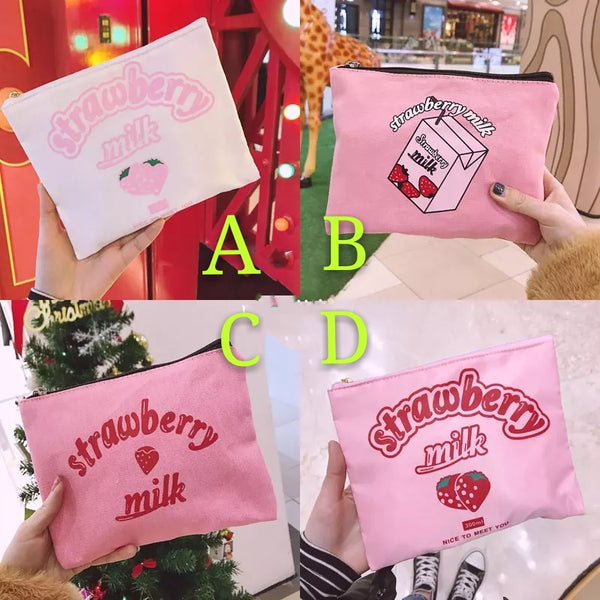 Cute Strawberry Make Up Bag