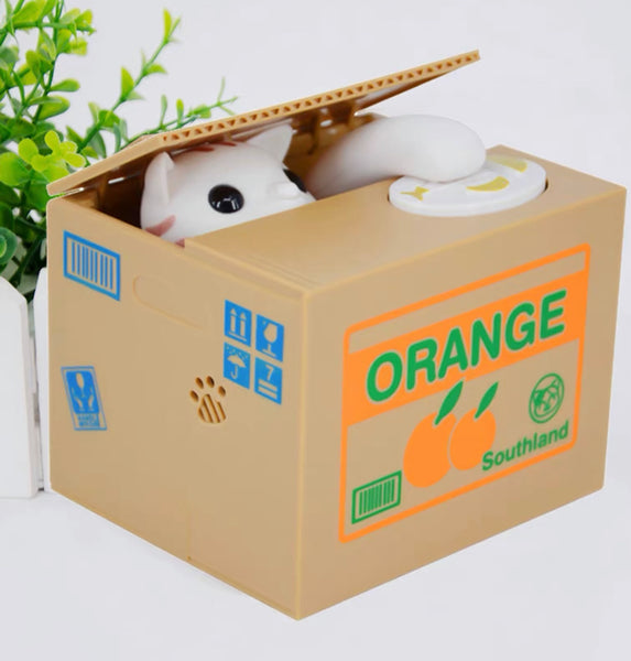 Funny Cat Piggy Bank