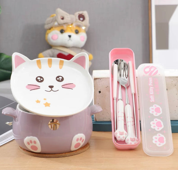 Kawaii Cat Bowl