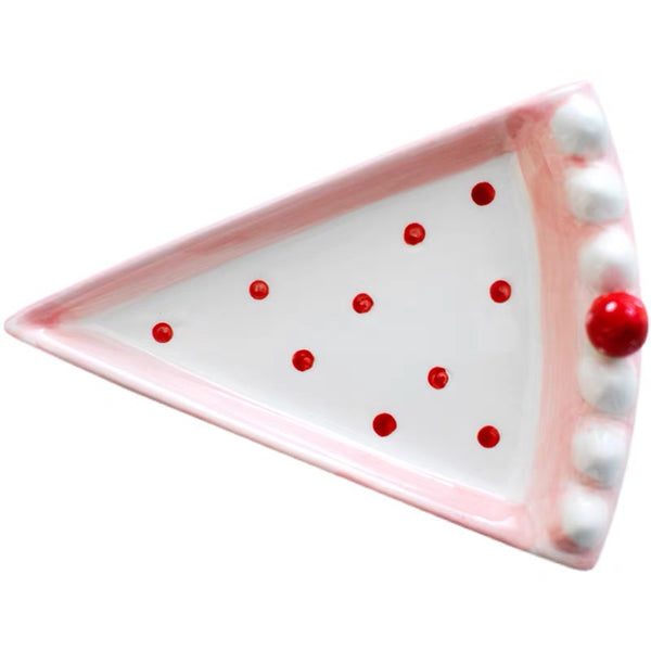 Cute Strawberry Cake Plate