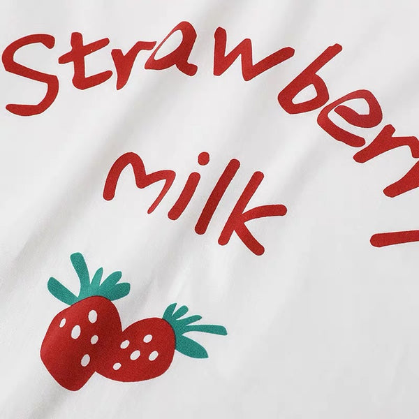 Strawberry Milk Pajamas