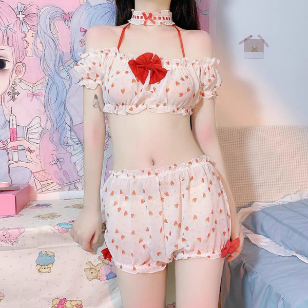 Kawaii Strawberry Suit