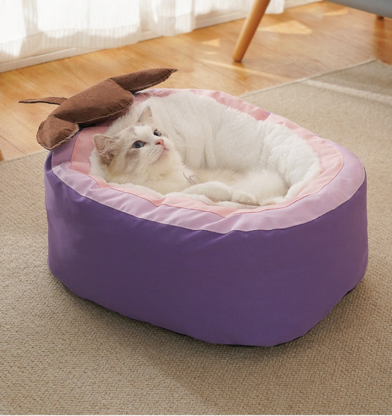 Kawaii Eggplant Nest