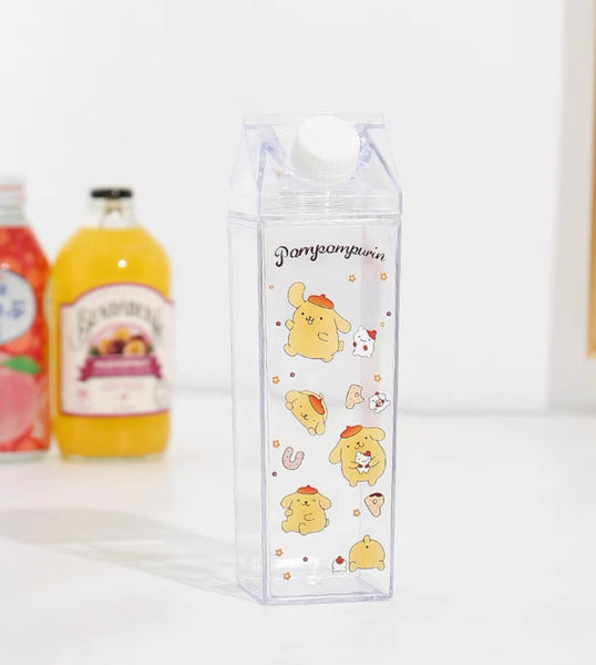Cartoon Printed Milk Bottle
