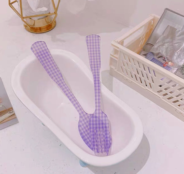 Cute Plaid Plates