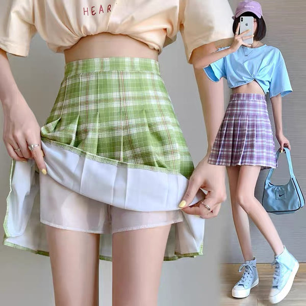 Cute Plaid Skirt
