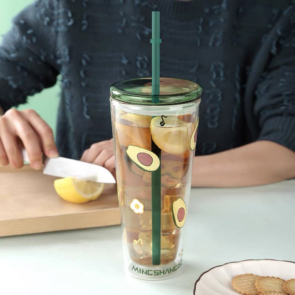 Cute Avocado Drinking Cup