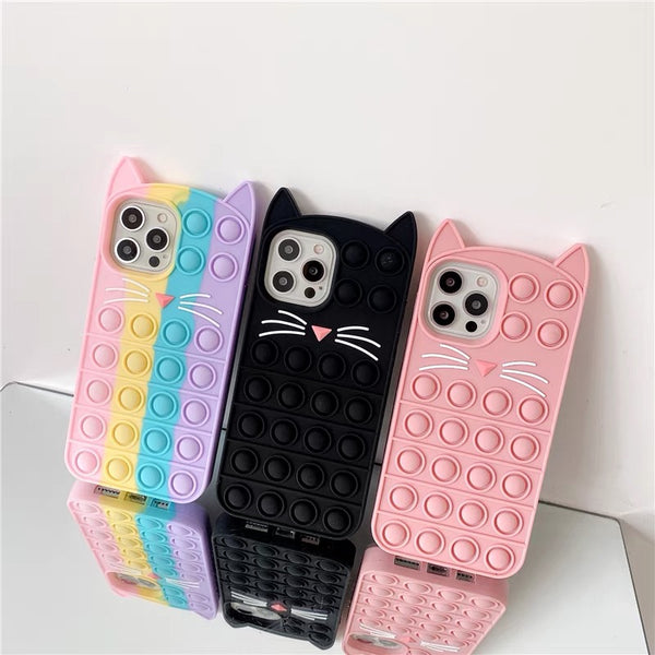 Cat Phone Case For Iphone7/7P/8/8plus/X/XS/XR/Xs max/11/11Pro/11proMax/12/12proMax/12pro