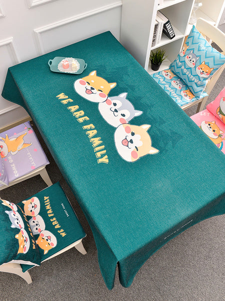 Cute Dog Tablecloth