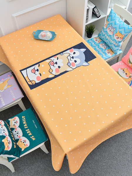 Cute Dog Tablecloth