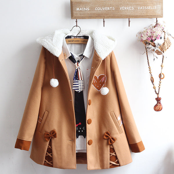 Kawaii Bowknot Coat
