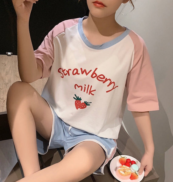 Cute Strawberry Pajamas
