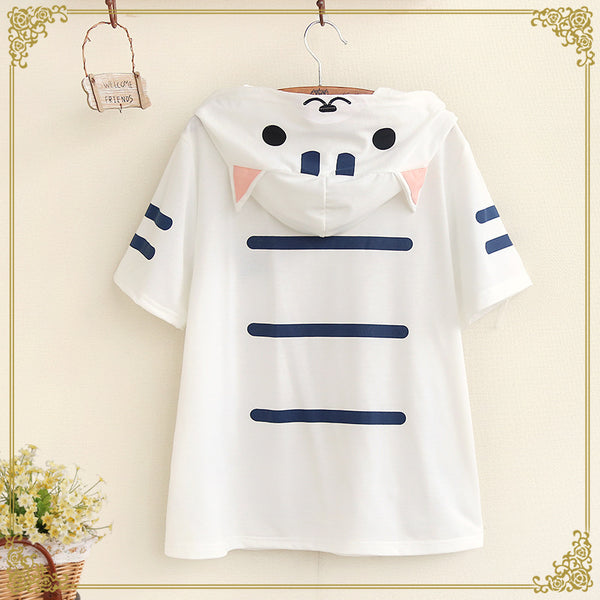 Lovely Cat Hooded T-shirt