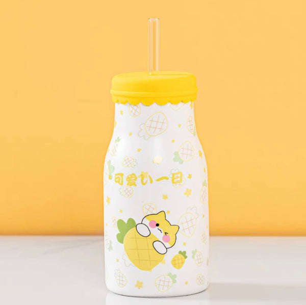 Funny Milk Bottle Cup