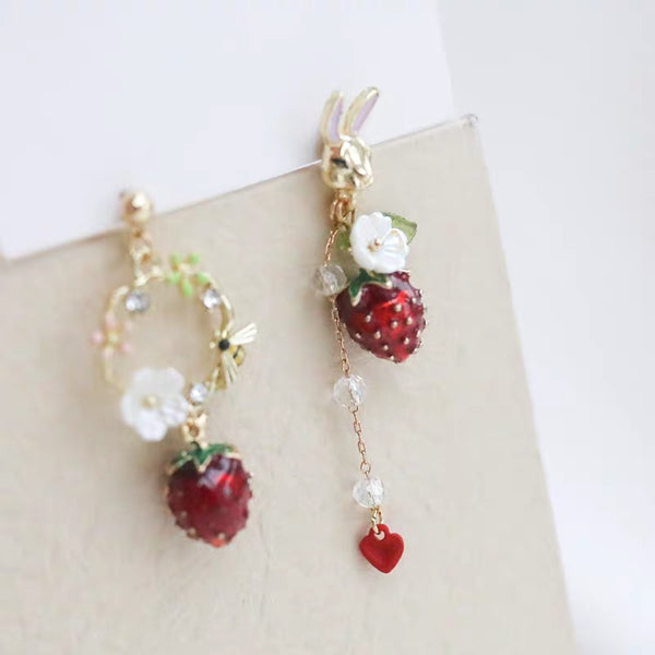 Cute Strawberry Earrings