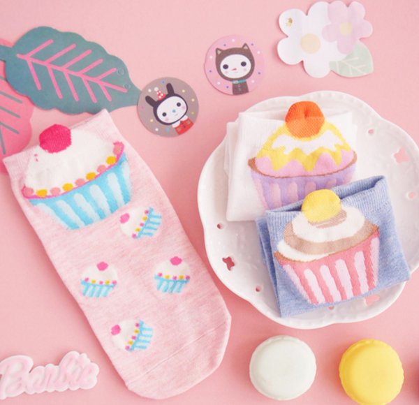 Sweet Cake Ankle Socks