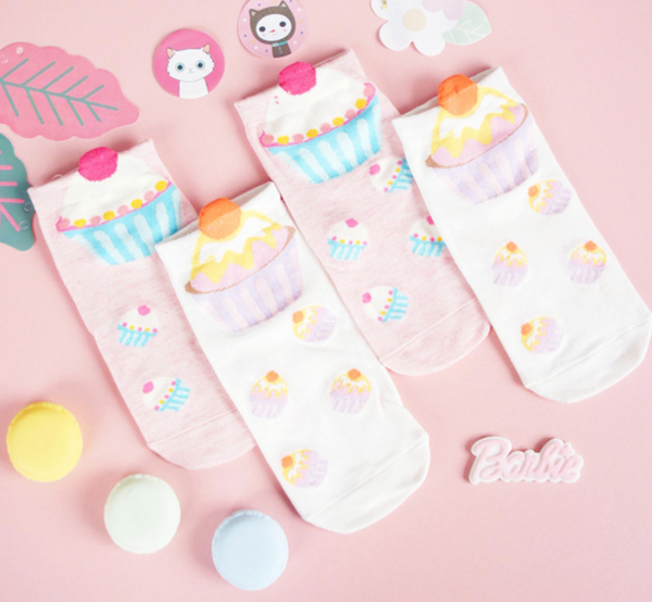 Sweet Cake Ankle Socks