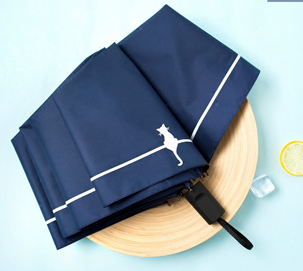Pure Color Folding Umbrella