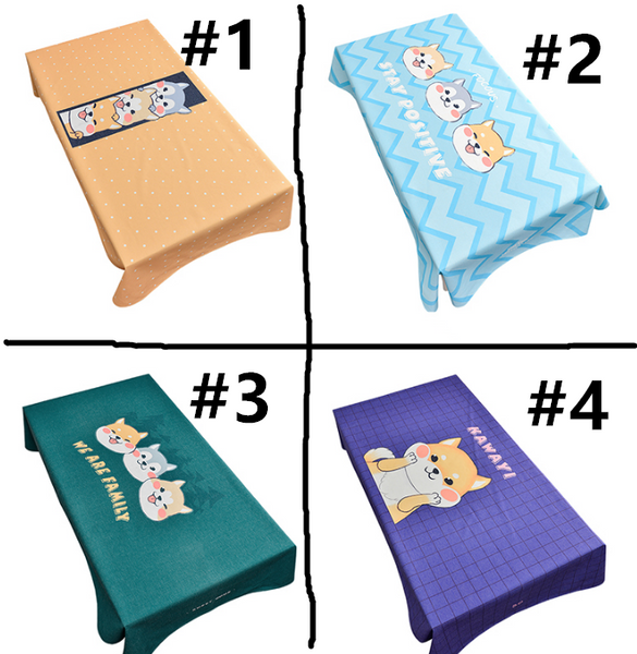 Cute Dog Tablecloth