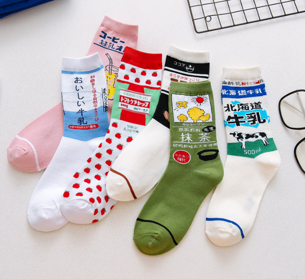Sweet Printed Socks