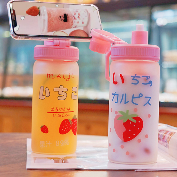 Cute Strawberry Drinking Bottle