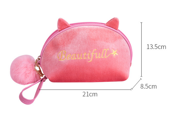 Cat Ears Makeup Bag