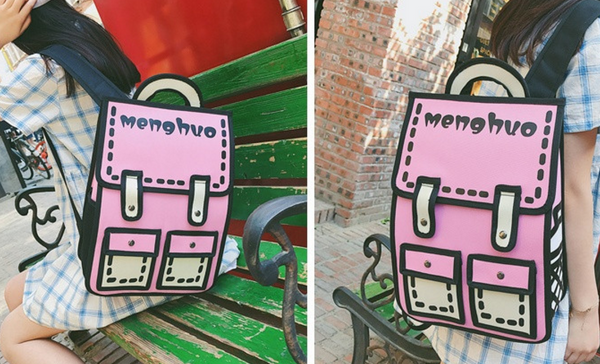 Cute Printed Backpack