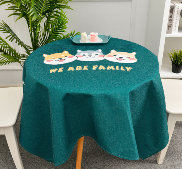 Cute Dog Tablecloth