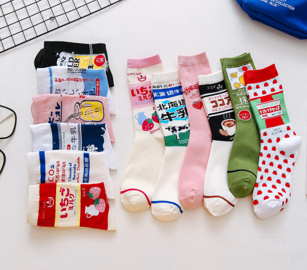 Sweet Printed Socks