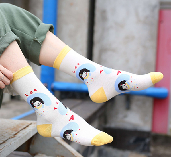Cute Printed Socks
