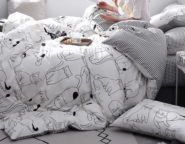 Lovely Cat Bedding Set