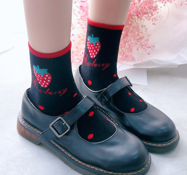 Cute Strawberry Socks