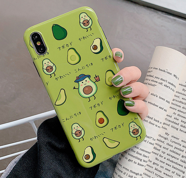 Cute Avocado Phone Case For Iphone6/6s/6p/7/8/7/8plus/X/XS/XR/XSmax