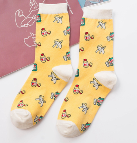 Cute Printed Socks