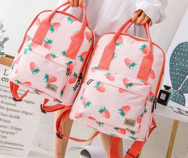 Strawberry Printed Bag