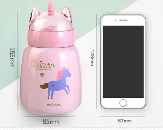 Kawaii Unicorn Vacuum Cup